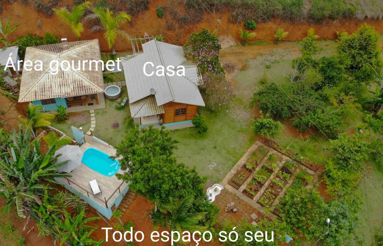 Chale Vista Da Mata Dm, 5Km Centro Domingos Martins, Wi Fi, Fibra Optica, Spa Aquecido, Split, Privacidade, Aceita Pets Exterior foto